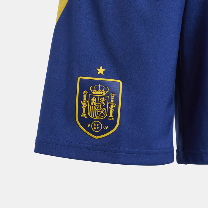 adidas Kids' Spain Replica Home Football Shorts - 2024 Blue adidas Kids' Spain Replica Home Football Shorts - 2024 Blue image number 2