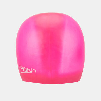 Speedo Kids' Moulded Silicone Swimming Cap Pink