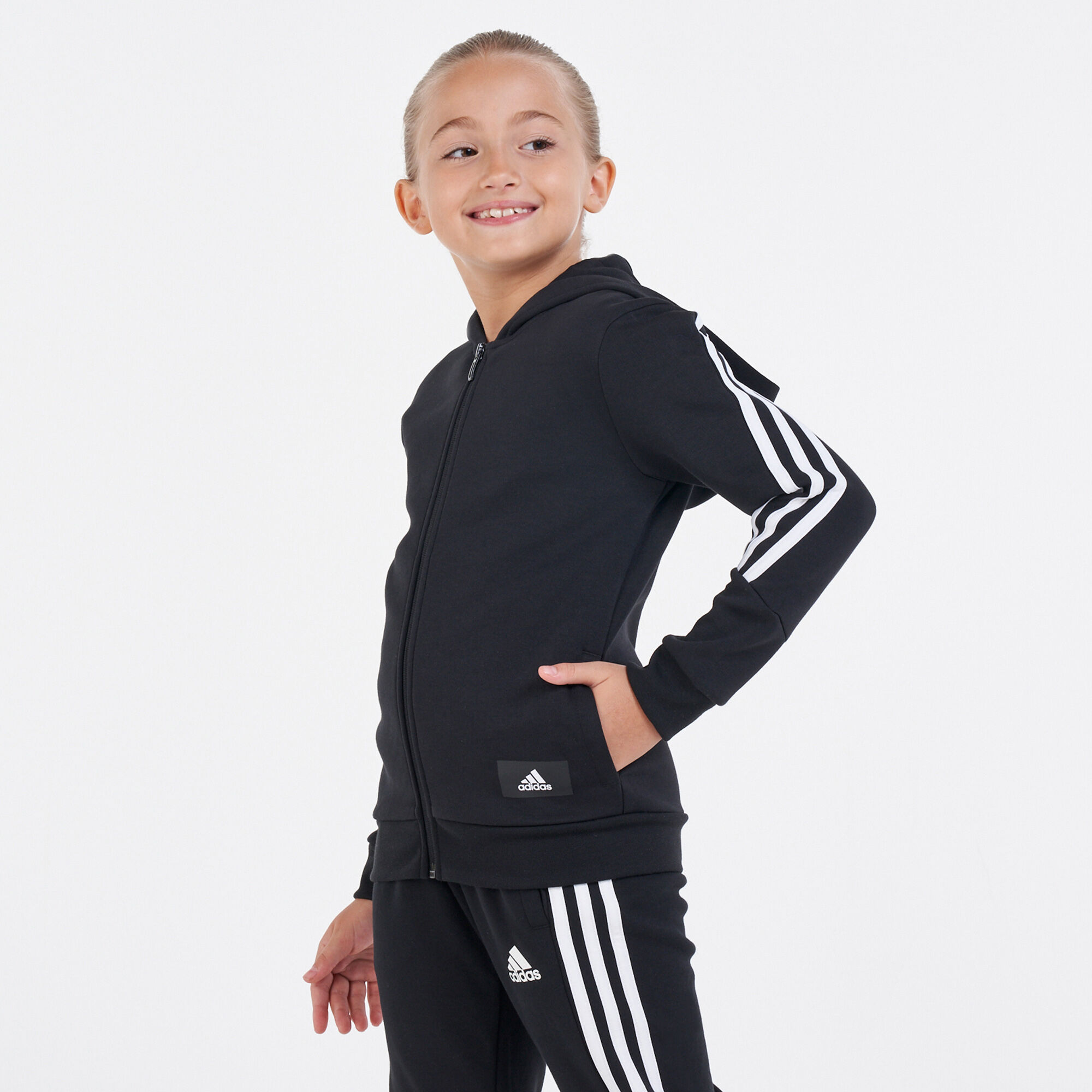 Adidas youth hotsell zip hoodie