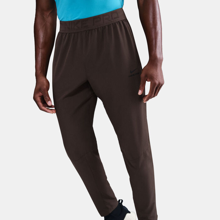 Nike Men's Pro Dri-FIT Training Pants Brown Nike Men's Pro Dri-FIT Training Pants Brown image number 3