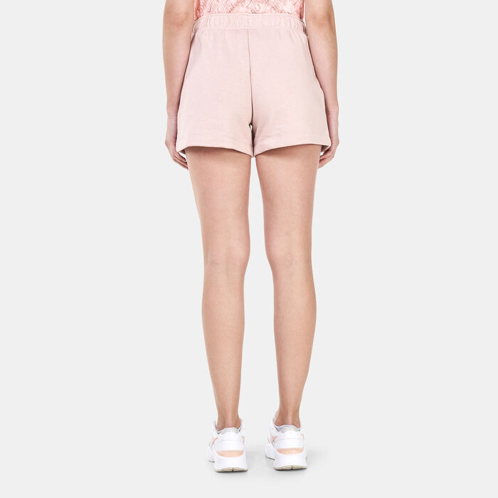 Nike Women's Sportswear Club Fleece Mid-Rise Shorts Beige Nike Women's Sportswear Club Fleece Mid-Rise Shorts Beige image number 1