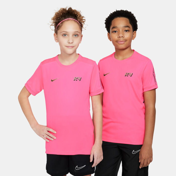 Nike Kids' Kylian Mbappe Dri-FIT Academy25 Football Top Pink Nike Kids' Kylian Mbappe Dri-FIT Academy25 Football Top Pink image number 0