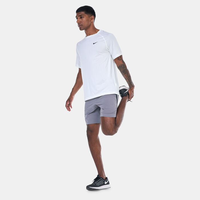 Nike Men's Ready Dri-FIT Fitness Top White Nike Men's Ready Dri-FIT Fitness Top White image number 2