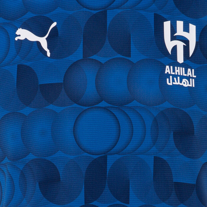 PUMA Men's Al Hilal Training Football Jersey Blue PUMA Men's Al Hilal Training Football Jersey Blue image number 2
