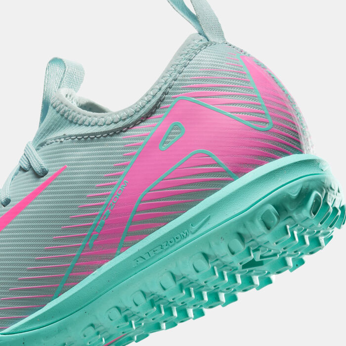 Nike Kids' Mercurial Vapor 16 Academy Turf Ground Football Shoes Green image number 5