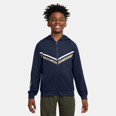 Nike Kids' Sportswear Club+ Full-Zip Hoodie (Older Kids) Blue