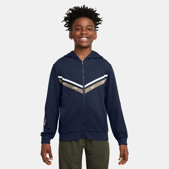 Nike Kids' Sportswear Club+ Full-Zip Hoodie (Older Kids) Blue image number 0