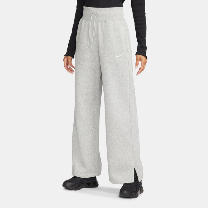 Nike Women's Sportswear Phoenix Fleece Wide-Leg Sweatpants Grey Nike Women's Sportswear Phoenix Fleece Wide-Leg Sweatpants Grey image number 0