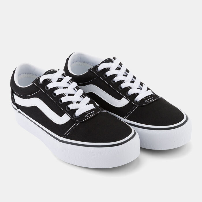 Vans Women's Ward Platform Shoes Black image number 1