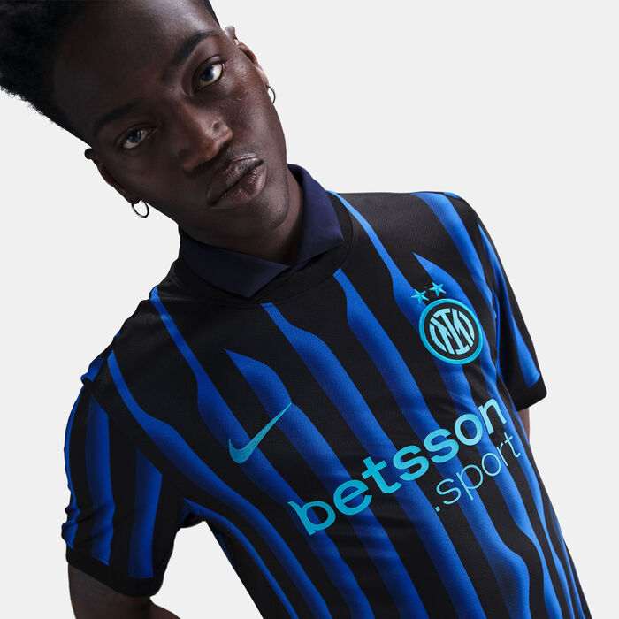 Nike Men's Inter Milan 25/26 Home Replica Football Jersey Blue Nike Men's Inter Milan 25/26 Home Replica Football Jersey Blue image number 4