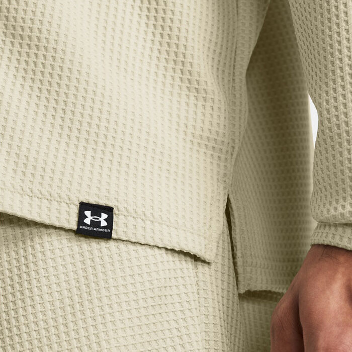 Under Armour Men's Rival Waffle Hoodie White image number 2