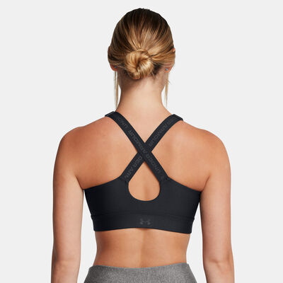 Under Armour Women's High-Support Padded Training Sports Bra Black