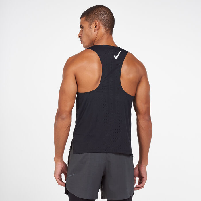 Nike Men's AeroSwift Vest Black image number 1