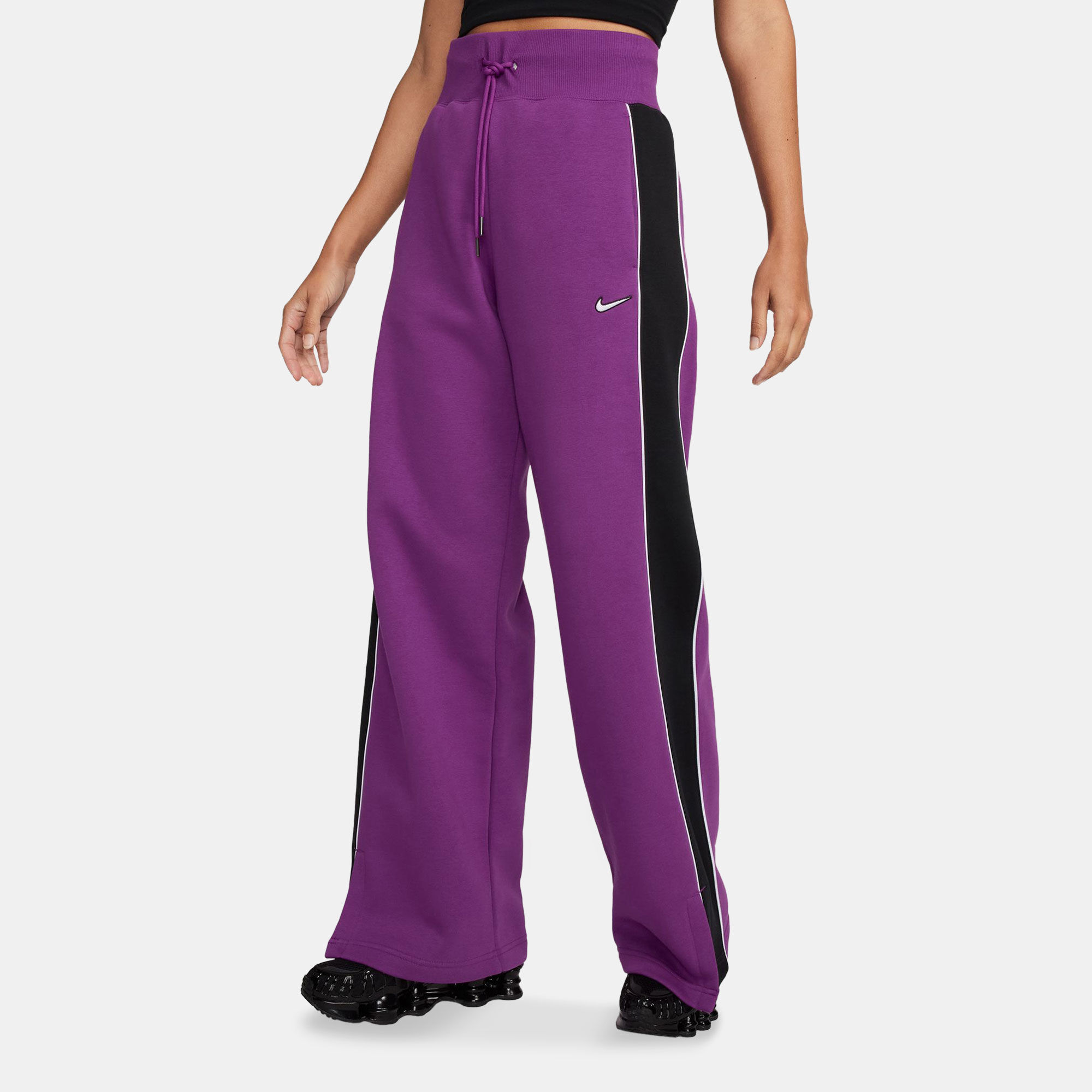 Purple nike track pants sale