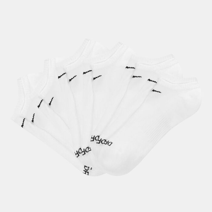Nike Men’s Everyday Plus Cushioned No-Show Socks (6 Pack) White Nike Men’s Everyday Plus Cushioned No-Show Socks (6 Pack) White image number 0