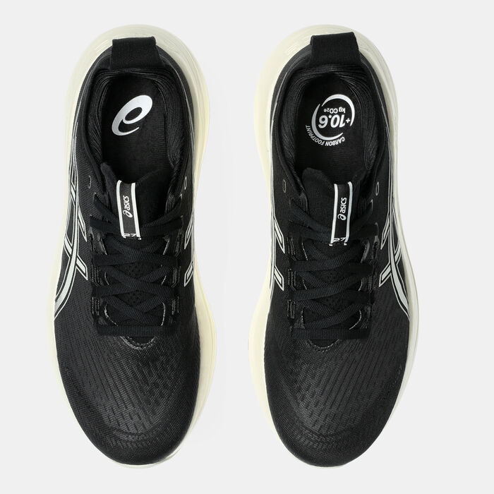 ASICS Men's GEL-NIMBUS 27 Running Shoes Black image number 4