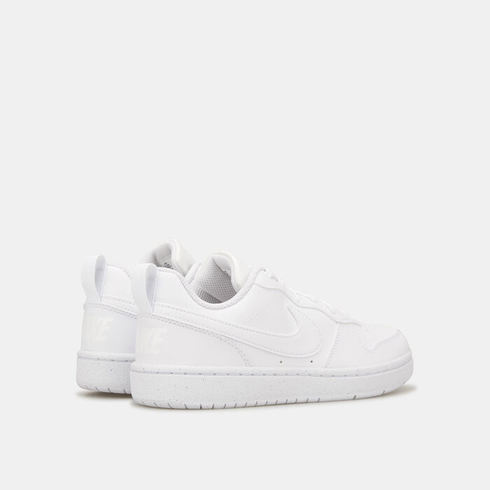 Nike Kids' Court Borough Low Recraft Shoes White Nike Kids' Court Borough Low Recraft Shoes White image number 2