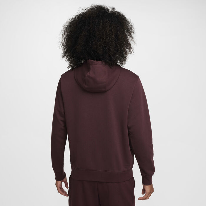 Nike Men's Swoosh Dri-FIT Fitness Hoodie Maroon Nike Men's Swoosh Dri-FIT Fitness Hoodie Maroon image number 1