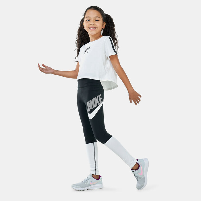 Nike Kids' Sportswear Favourites High-Waist DNC Leggings Black Nike Kids' Sportswear Favourites High-Waist DNC Leggings Black image number 2