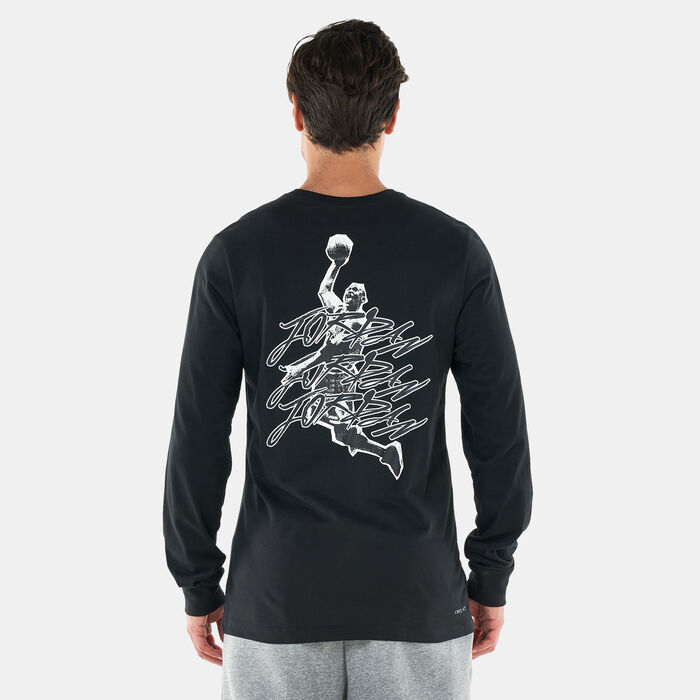 Jordan Men's Air Dri-FIT Graphic T-Shirt White Jordan Men's Air Dri-FIT Graphic T-Shirt White image number 1