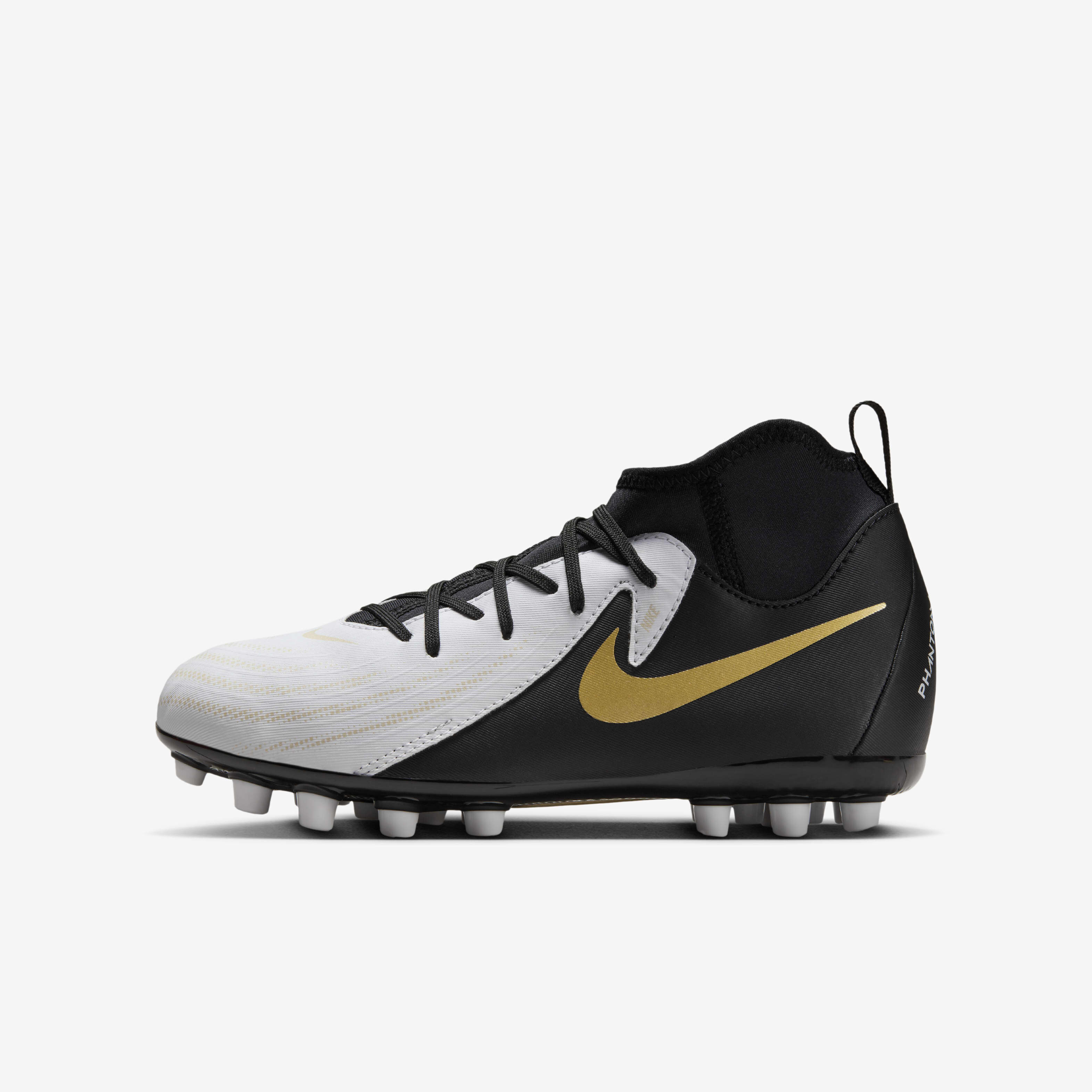 Kids Phantom Luna 2 Academy AG Football Shoes White Nike in KSA SSS