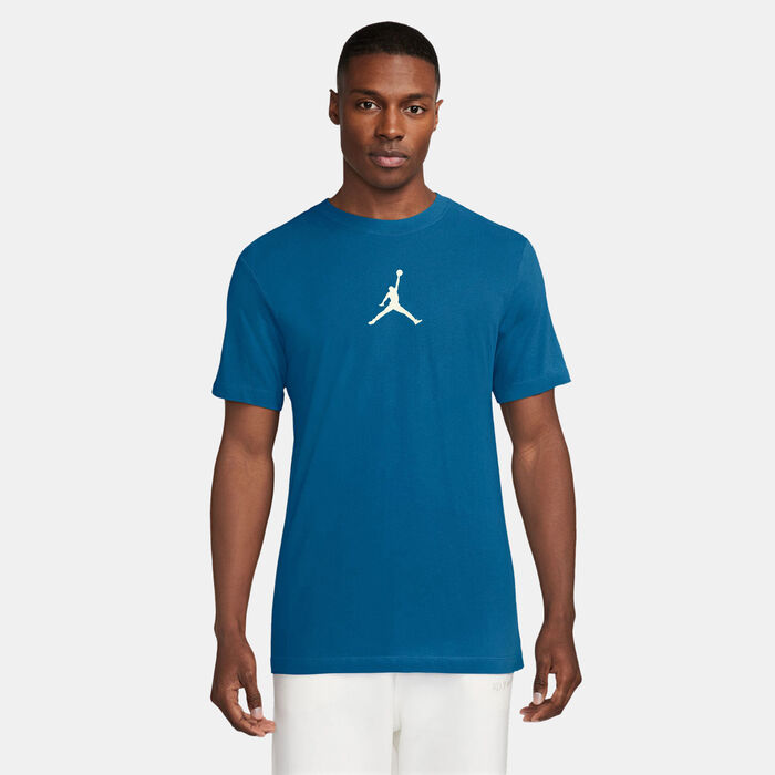Jordan Men's Dri-FIT Jumpman T-Shirt Blue Jordan Men's Dri-FIT Jumpman T-Shirt Blue image number 0