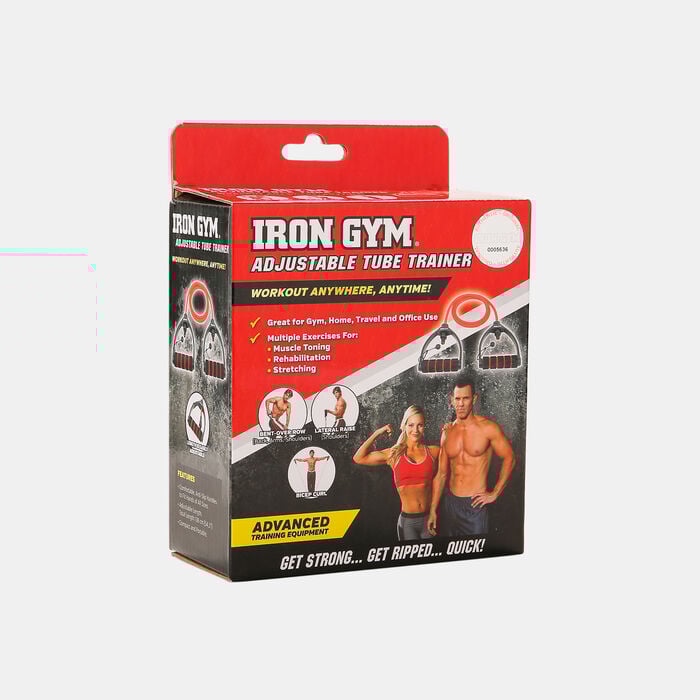 Iron Gym Adjustable Tube Trainer Multi-Color Iron Gym Adjustable Tube Trainer Multi-Color image number 0