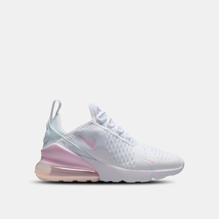 Nike Kids' Air Max 270 Shoes White Nike Kids' Air Max 270 Shoes White image number 0