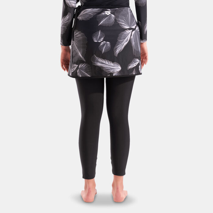 Arena Women's Modesty Swimming Skirt Black Arena Women's Modesty Swimming Skirt Black image number 1