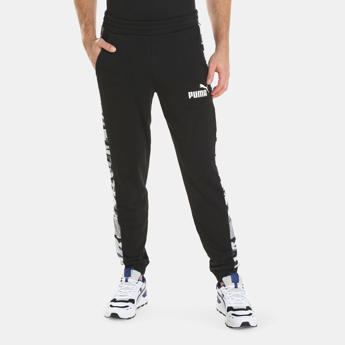 PUMA Men's Essentials+ Camo Sweatpants Black PUMA Men's Essentials+ Camo Sweatpants Black image number 0