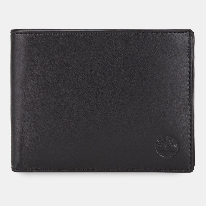 Timberland Men's Bifold Coin Pocket Wallet Black Timberland Men's Bifold Coin Pocket Wallet Black image number 0