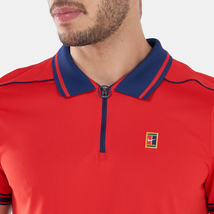 Nike Men's Court Dri-FIT ADV Slam Polo Shirt Red Nike Men's Court Dri-FIT ADV Slam Polo Shirt Red image number 3