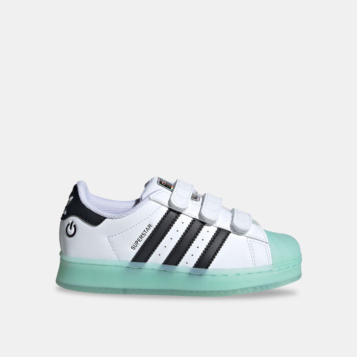 adidas Originals Kids' Superstar LED Lights Shoes White image number 0