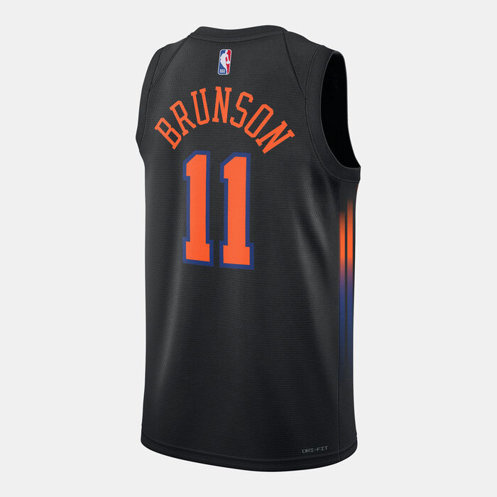 Nike Men's NBA 25/26 New York Knicks Statement Edition Swingman Basketball Jersey Black image number 1