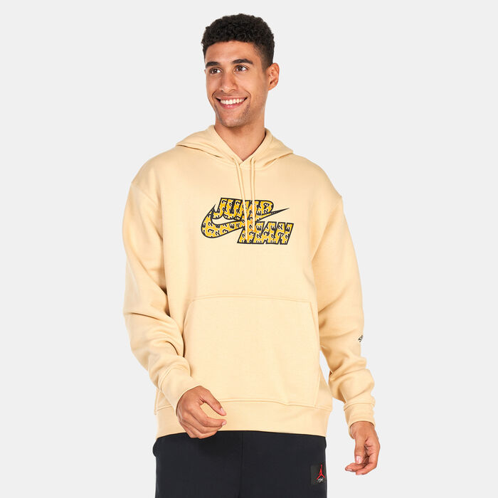 Jordan Men's Flight MVP Fleece Pullover Hoodie Beige Jordan Men's Flight MVP Fleece Pullover Hoodie Beige image number 0