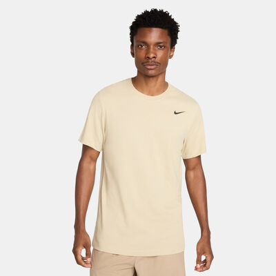 Nike Men's Dri-FIT Training T-Shirt Beige