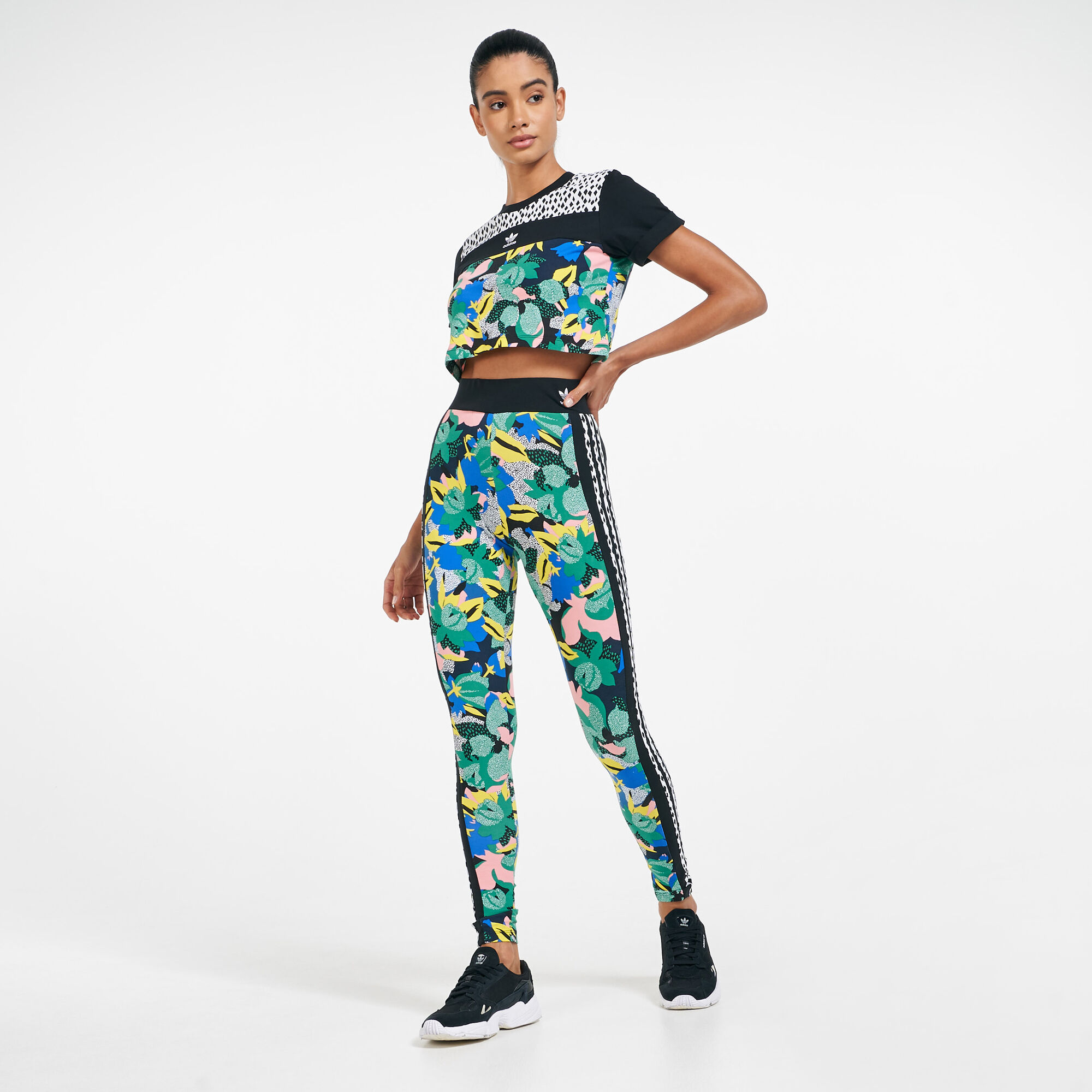 Womens adidas best sale leggings set