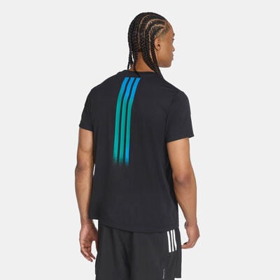 adidas Men's Follow The Line Running T-Shirt Black adidas Men's Follow The Line Running T-Shirt Black