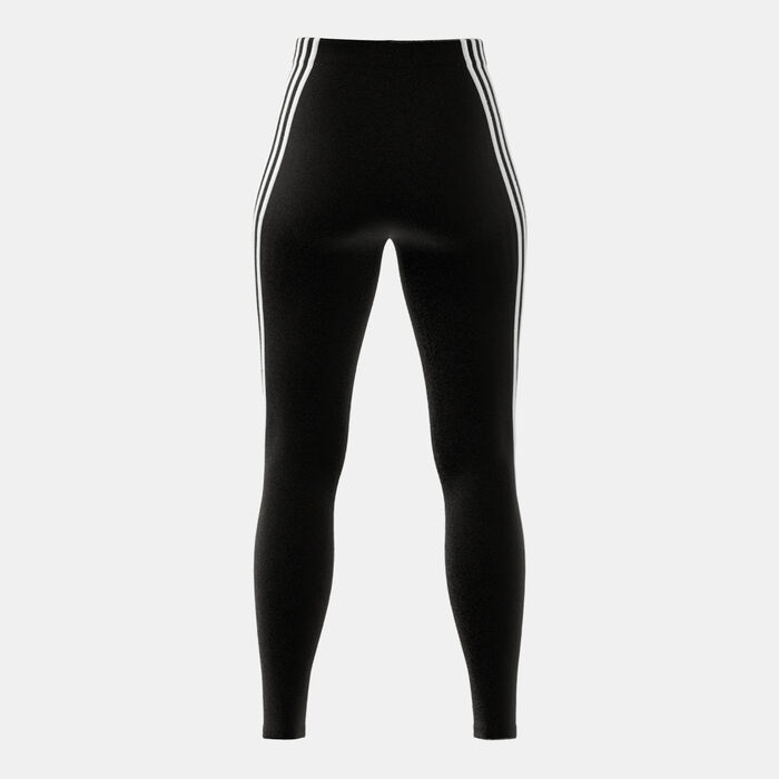 adidas Women's Future Icons 3-Stripes Leggings Black adidas Women's Future Icons 3-Stripes Leggings Black image number 1