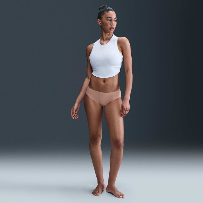 Nike Women's Brief Period Leak Protection Underwear Brown Nike Women's Brief Period Leak Protection Underwear Brown image number 0