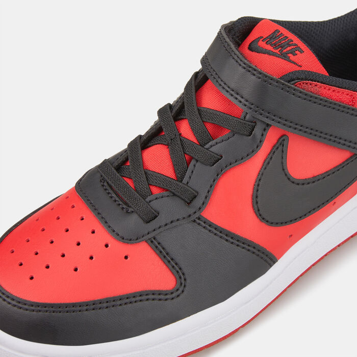 Nike Kids' Court Borough Low Recraft Shoes (Younger Kids) Red image number 4
