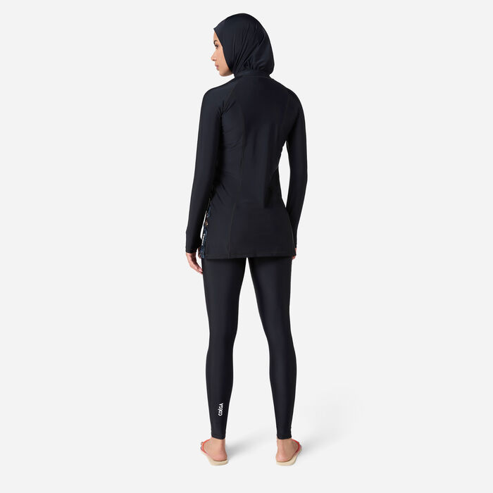COEGA Women's Modest 3-Piece Swimsuit Black COEGA Women's Modest 3-Piece Swimsuit Black image number 1