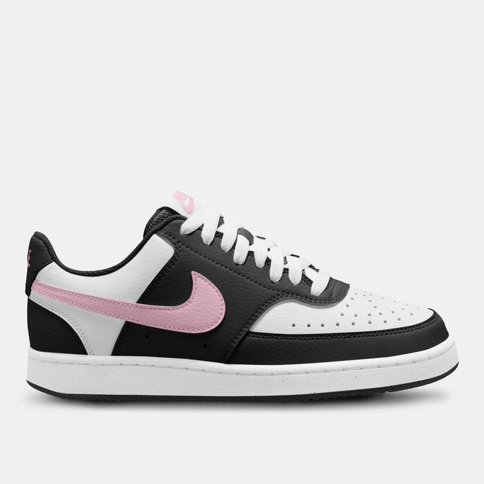 Nike Women's Court Vision Low Next Nature Shoes Black Nike Women's Court Vision Low Next Nature Shoes Black image number 0