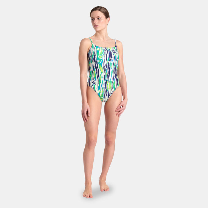 Arena Women's Printed One-Piece Swimsuit Multi-Color Arena Women's Printed One-Piece Swimsuit Multi-Color image number 2
