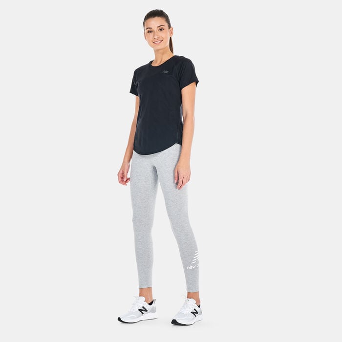 New Balance Women's NB Essentials Stacked Leggings Grey New Balance Women's NB Essentials Stacked Leggings Grey image number 2