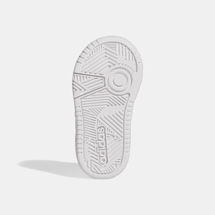 adidas Kids' Hoops Shoe White adidas Kids' Hoops Shoe White image number 3