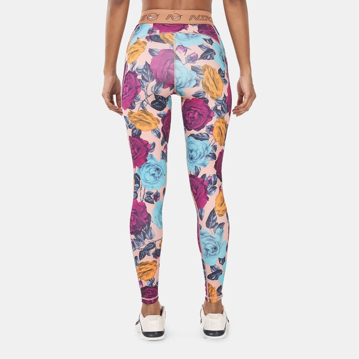 Nike Women's Dri-FIT IC Leggings Blue Nike Women's Dri-FIT IC Leggings Blue image number 1