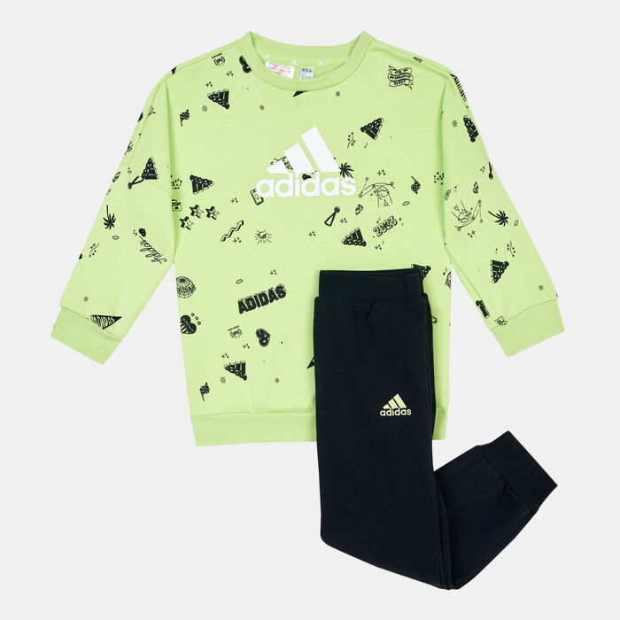 adidas Kids' Brand Love Sweatshirt Set Multi-Color image number 0
