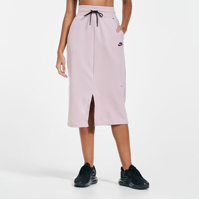 Nike Women's Sportswear Fleece Skirt Beige Nike Women's Sportswear Fleece Skirt Beige