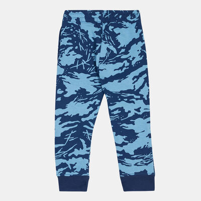 Nike Kids' Club Camo Fleece Pants Blue